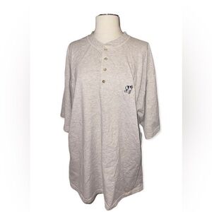 Vintage Big Dogs Mens Half Button Shirt